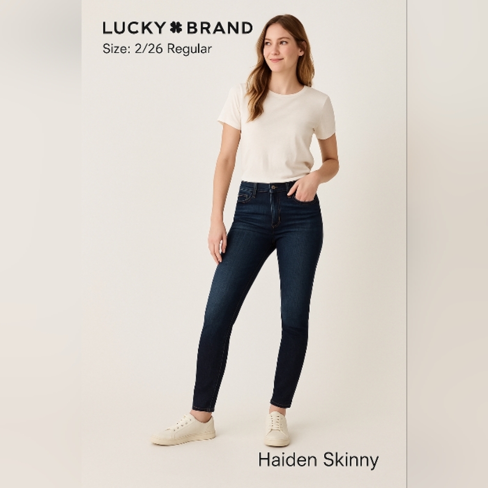 Lucky Brand Women's Hayden Skinny Blue Jeans Size 2